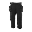 Dreiviertel-Hose, Hängetaschen, Stretch Handwerker-Dreiviertel-Hose / Gr. C54, Schwarz Produktbild