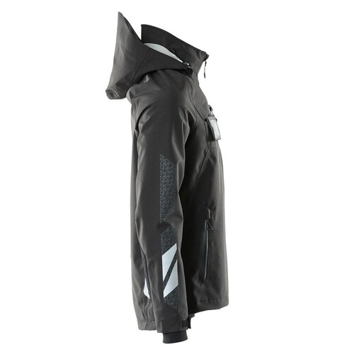 Hard Shell Jacke, wasserdicht / Gr. M,  Schwarz Produktbild Additional View 3 L