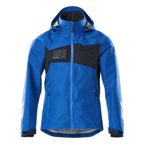 Hard Shell Jacke, wasserdicht / Gr. M,  Azurblau/Schwarzblau Produktbild