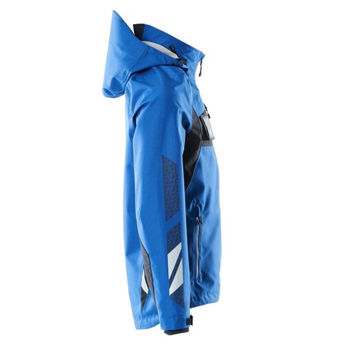 Hard Shell Jacke, wasserdicht / Gr. M,  Azurblau/Schwarzblau Produktbild Additional View 3 L