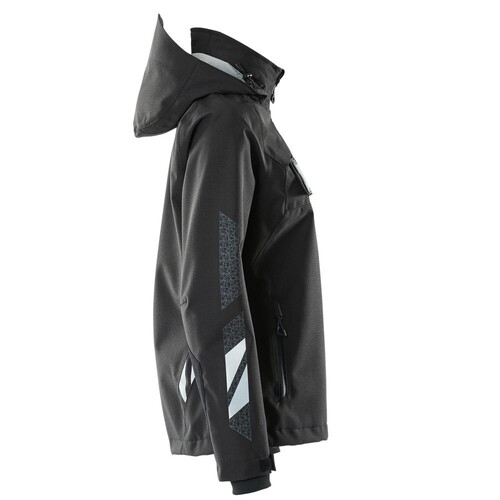 Hard Shell Jacke, wasserdicht, Damen /  Gr. M, Schwarz Produktbild Additional View 3 L