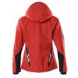 Hard Shell Jacke, wasserdicht, Damen /  Gr. 5XL, Verkehrsrot/Schwarz Produktbild Additional View 2 S