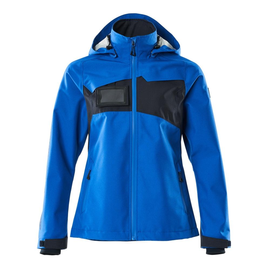 Hard Shell Jacke, wasserdicht, Damen /  Gr. M, Azurblau/Schwarzblau Produktbild