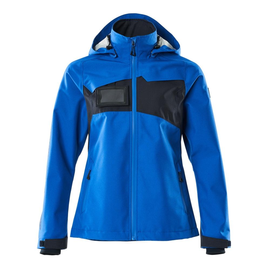 Hard Shell Jacke, wasserdicht, Damen /  Gr. 3XL, Azurblau/Schwarzblau Produktbild