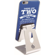 Handyhalter the lite stand 7,4x8,3x10cm Aluminium silber Helit H2380100 Produktbild Additional View 2 S
