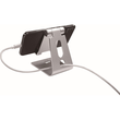 Handyhalter the lite stand 7,4x8,3x10cm Aluminium silber Helit H2380100 Produktbild Additional View 3 S