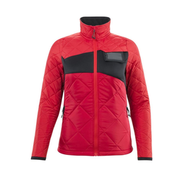 Jacke, CLIMASCOT, Damen,  wasserabweisend Thermojacke / Gr. XS,  Verkehrsrot/Schwarz Produktbild