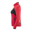 Jacke, CLIMASCOT, Damen,  wasserabweisend Thermojacke / Gr. L,  Verkehrsrot/Schwarz Produktbild Additional View 1 S