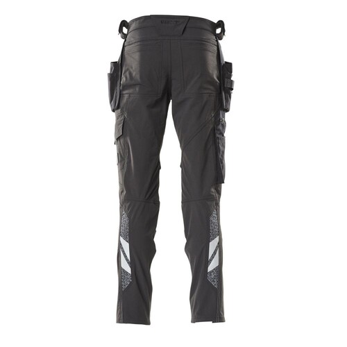 Hose, Hängetaschen, Stretch / Gr.  82C52, Schwarz Produktbild Additional View 2 L
