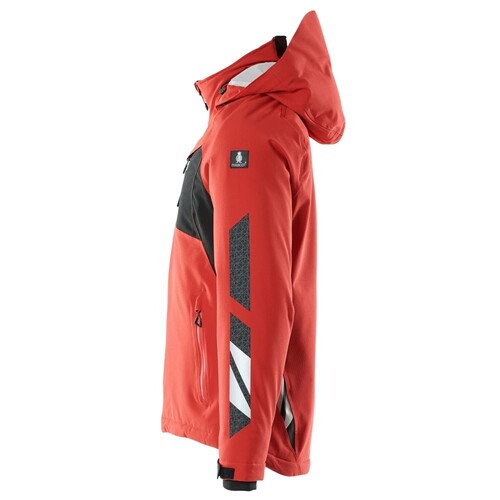 Winterjacke mit CLI, leicht / Gr. L,  Verkehrsrot/Schwarz Produktbild Additional View 1 L