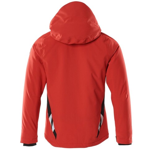 Winterjacke mit CLI, leicht / Gr. L,  Verkehrsrot/Schwarz Produktbild Additional View 2 L