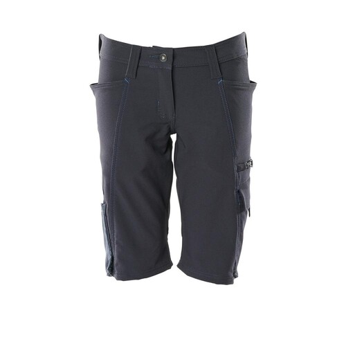 Shorts, Damenpassform, Pearl, Stretch /  Gr. C52, Schwarzblau Produktbild