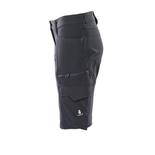 Shorts, Damenpassform, Pearl, Stretch /  Gr. C42, Schwarzblau Produktbild Additional View 1 L