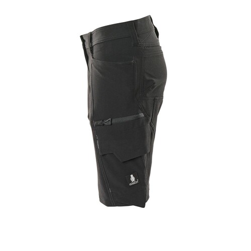 Shorts, Damenpassform, Pearl, Stretch /  Gr. C42, Schwarz Produktbild Additional View 1 L
