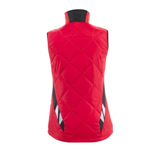 Winterweste m. CLI, Damen, leicht  Thermoweste / Gr. 2XL,  Verkehrsrot/Schwarz Produktbild Additional View 2 L