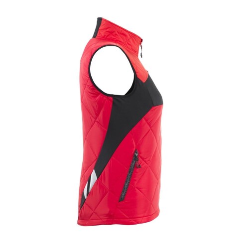 Winterweste m. CLI, Damen, leicht  Thermoweste / Gr. 2XL,  Verkehrsrot/Schwarz Produktbild Additional View 3 L
