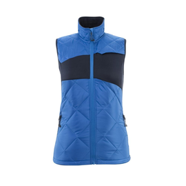 Winterweste m. CLI, Damen, leicht  Thermoweste / Gr. XS,  Azurblau/Schwarzblau Produktbild