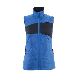 Winterweste m. CLI, Damen, leicht  Thermoweste / Gr. L,  Azurblau/Schwarzblau Produktbild