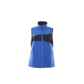 Weste, Damen, Stretch, leicht / Gr. M,  Azurblau/Schwarzblau Produktbild