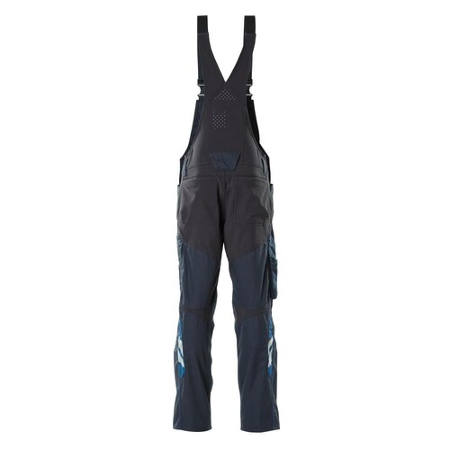 Latzhose, Knietaschen, Stretch-Einsätze  / Gr. 82C72, Schwarzblau Produktbild Additional View 2 L