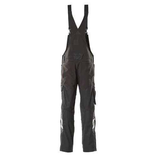 Latzhose, Knietaschen, Stretch-Einsätze  / Gr. 82C52, Schwarz Produktbild Additional View 2 L