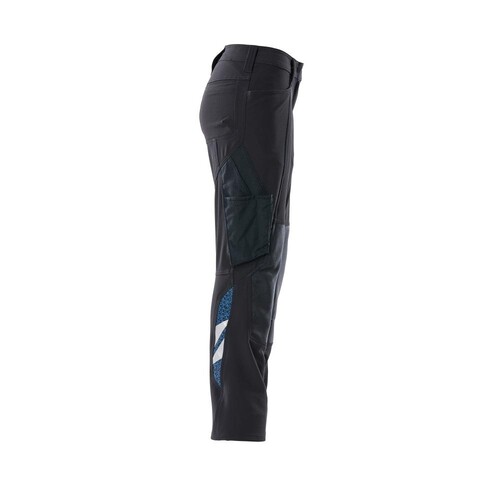 Hose, Damen,Diamond,  Knietaschen,Stretch / Gr. 82C48,  Schwarzblau Produktbild Additional View 3 L