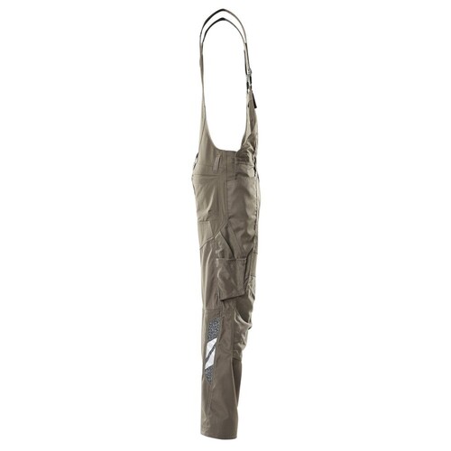 Latzhose, Knietaschen, Stretch-Einsätze  / Gr. 82C52, Dunkelanthrazit Produktbild Additional View 3 L