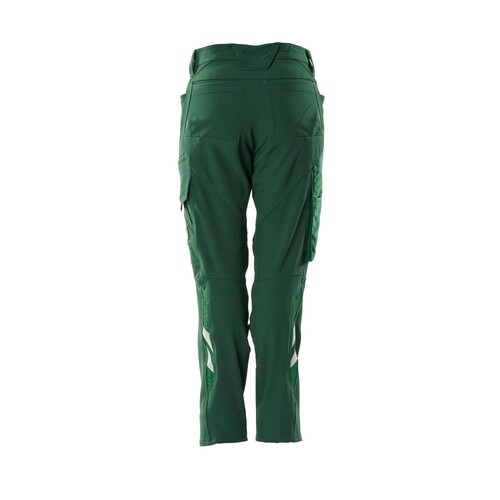 Hose, Damen,Diamond,  Knietaschen,Stretch / Gr. 76C48, Grün Produktbild Additional View 2 L