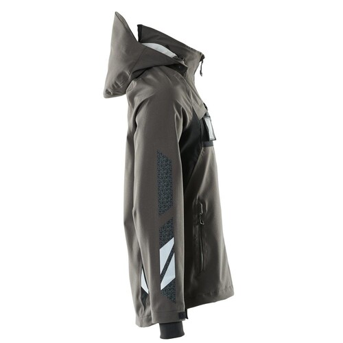 Hard Shell Jacke, geringes Gewicht /  Gr. 2XL, Dunkelanthrazit/Schwarz Produktbild Additional View 3 L