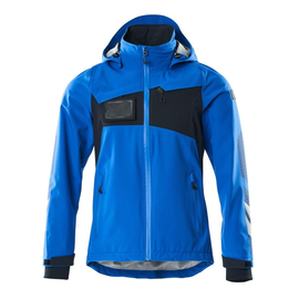 Hard Shell Jacke, geringes Gewicht /  Gr. 2XL, Azurblau/Schwarzblau Produktbild