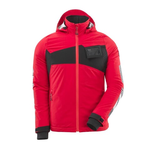 Winterjacke m. CLI, Damen, leicht / Gr.  XS, Verkehrsrot/Schwarz Produktbild Front View L