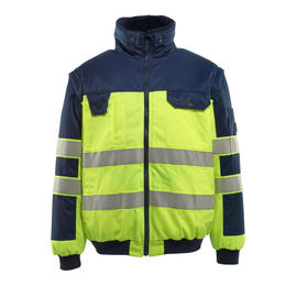 Livigno Pilotjacke / Gr. L, Hi-vis  Gelb/Marine Produktbild