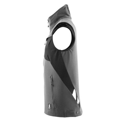Weste, Vier-Wege-Stretchstoff, leicht /  Gr. XL, Dunkelanthrazit/Schwarz Produktbild Additional View 1 L