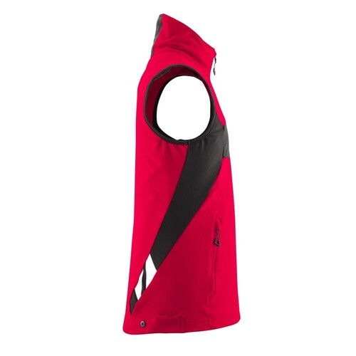 Weste, Vier-Wege-Stretchstoff, leicht /  Gr. 2XL, Verkehrsrot/Schwarz Produktbild Additional View 3 L