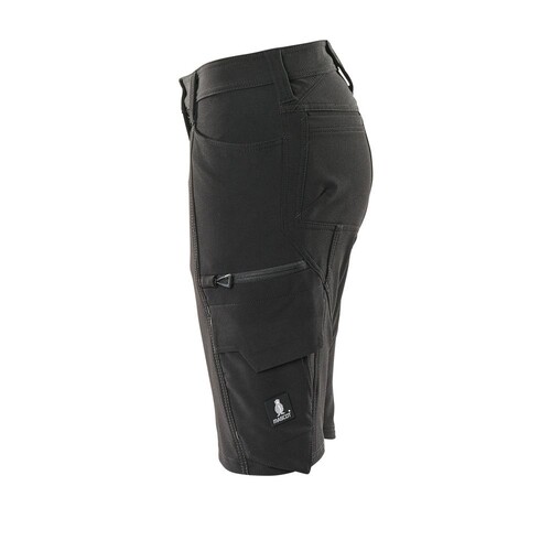 Shorts, Damenpassform, Diamond, Stretch  / Gr. C42, Schwarz Produktbild Additional View 1 L