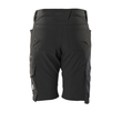 Shorts, Damenpassform, Diamond, Stretch  / Gr. C42, Schwarz Produktbild Additional View 2 S