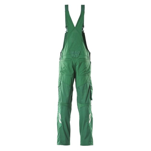 Latzhose, Knietaschen, Stretch-Einsätze  / Gr. 90C48, Grün Produktbild Additional View 2 L