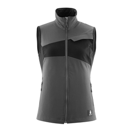 Weste, Damen, Stretch, leicht / Gr. S,  Dunkelanthrazit/Schwarz Produktbild