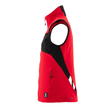 Weste, Damen, Stretch, leicht / Gr. M,  Verkehrsrot/Schwarz Produktbild Additional View 1 S