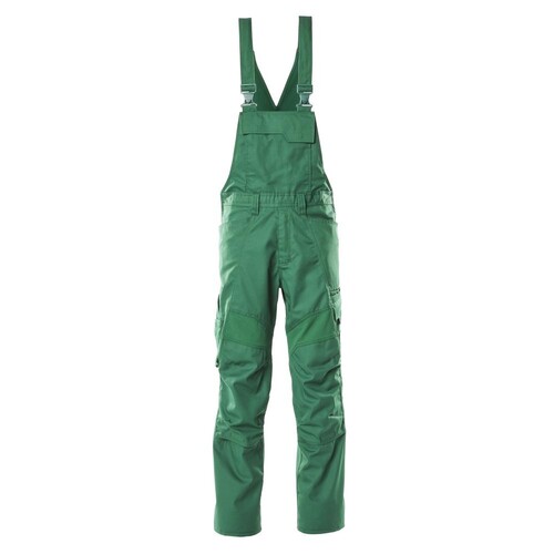 Latzhose, Knietaschen, Stretch-Einsätze  / Gr. 82C52, Grün Produktbild