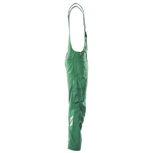 Latzhose, Knietaschen, Stretch-Einsätze  / Gr. 82C52, Grün Produktbild Additional View 3 L