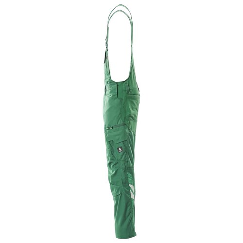 Latzhose, Knietaschen, Stretch-Einsätze  / Gr. 82C50, Grün Produktbild Additional View 1 L