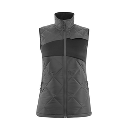 Winterweste m. CLI, Damen, leicht  Thermoweste / Gr. XS,  Dunkelanthrazit/Schwarz Produktbild