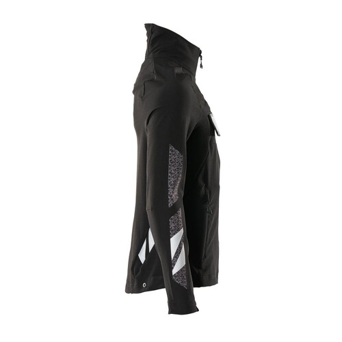 Jacke, Vier-Wege-Stretchstoff, leicht  Arbeitsjacke / Gr. M, Schwarz Produktbild Additional View 3 L