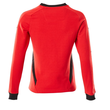 Sweatshirt, Damen / Gr. 4XLONE,  Verkehrsrot/Schwarz Produktbild Additional View 2 S