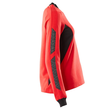 Sweatshirt, Damen / Gr. 4XLONE,  Verkehrsrot/Schwarz Produktbild Additional View 3 S