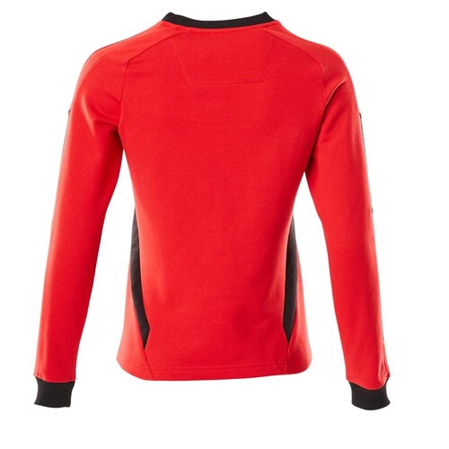Sweatshirt, Damen / Gr. S  ONE,  Verkehrsrot/Schwarz Produktbild Additional View 2 L