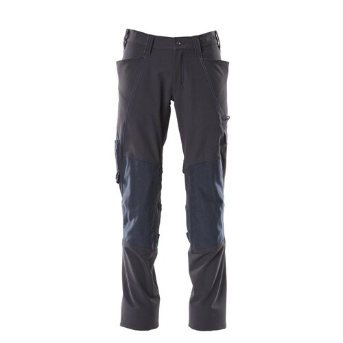 Hose, Knietaschen, Stretch / Gr. 82C52,  Schwarzblau Produktbild