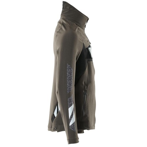 Jacke, Vier-Wege-Stretchstoff, leicht  Arbeitsjacke / Gr. M,  Dunkelanthrazit/Schwarz Produktbild Additional View 3 L