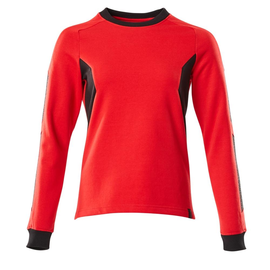 Sweatshirt, Damen / Gr. M  ONE,  Verkehrsrot/Schwarz Produktbild
